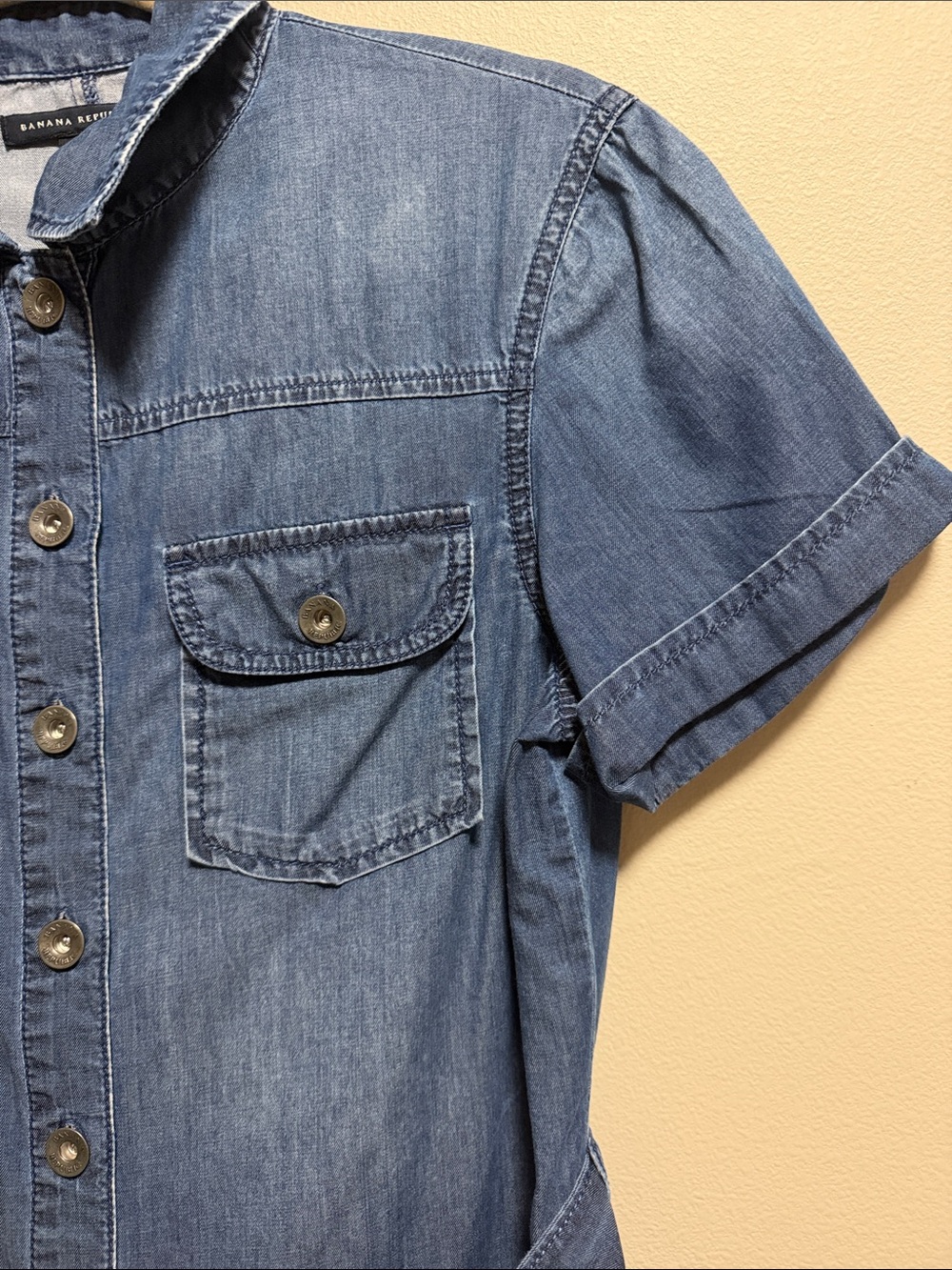 Banana Republic Denim Shirt Dress - Picture 6 of 7
